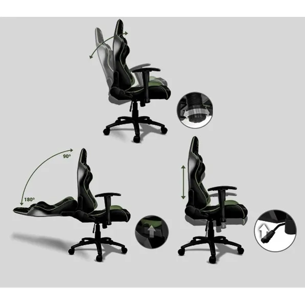Компьютерное кресло COUGAR Armor One-X Green / Black Armor One-X Green / Black - фото 5