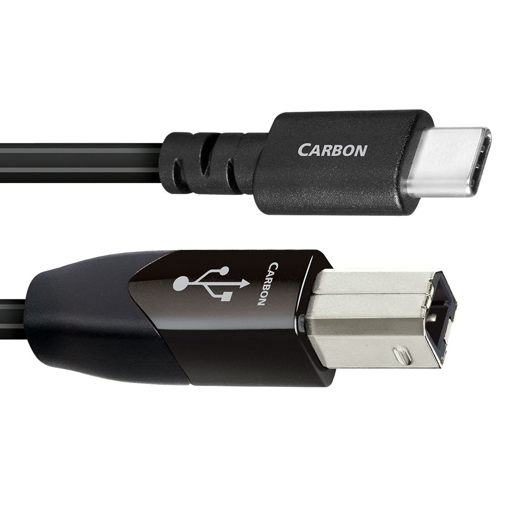 Кабель AudioQuest Carbon USB-C - USB-B 0.75m - фото 2