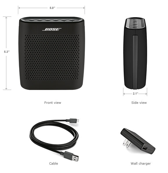 Портативная колонка BOSE SoundLink Colour Black - рис.3
