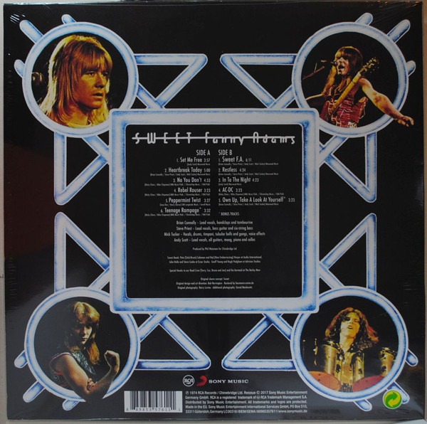 Виниловая пластинка The Sweet - Sweet Fanny Adams - рис.1