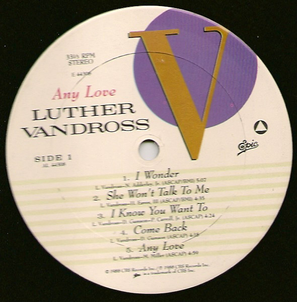 Виниловая пластинка Luther Vandross - Any Love - рис.2