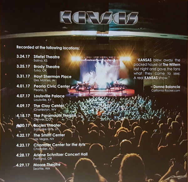 Виниловая пластинка Kansas - Leftoverture Live & Beyond - рис.2