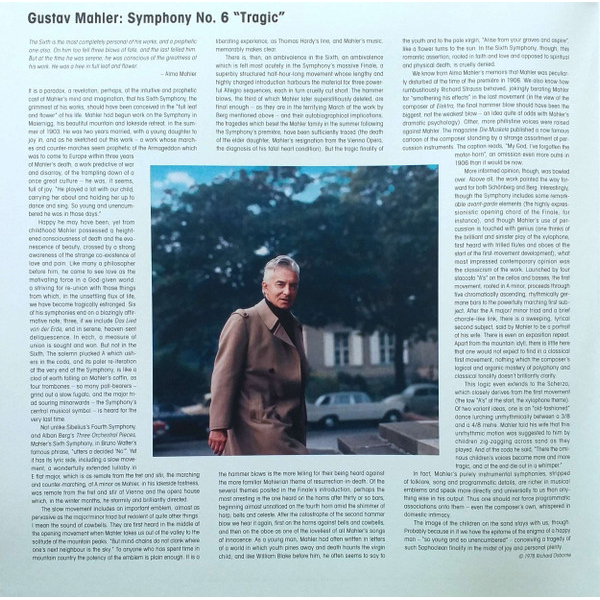 Виниловая пластинка Gustav Mahler – Symphonie Nr. 6 A-moll LP - рис.1