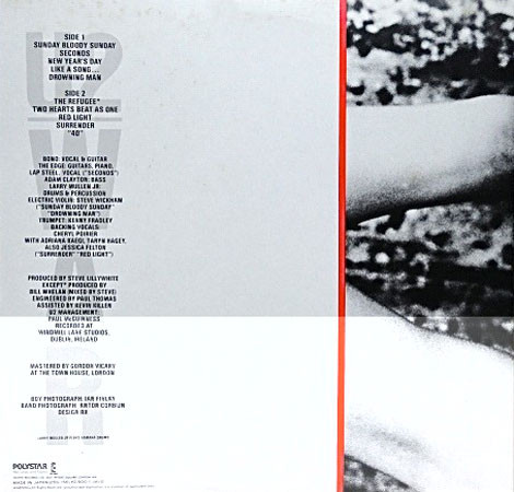 Виниловая пластинка U2 - War - рис.1