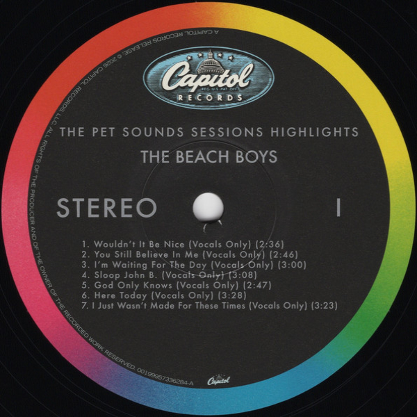 Виниловая пластинка The Beach Boys - The Pet Sounds Sessions Highlights - 2LP - рис.5