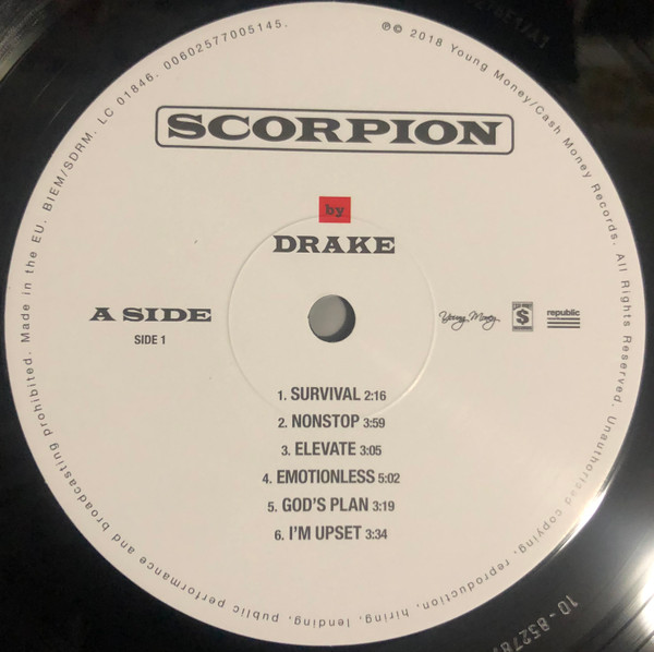 Виниловая пластинка Drake - Scorpion - 2LP - рис.2