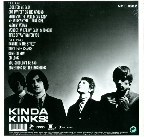 Виниловая пластинка The Kinks - Kinda Kinks - рис.1