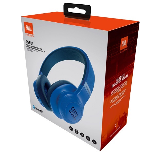 Беспроводные наушники JBL E55BT Blue - рис.5