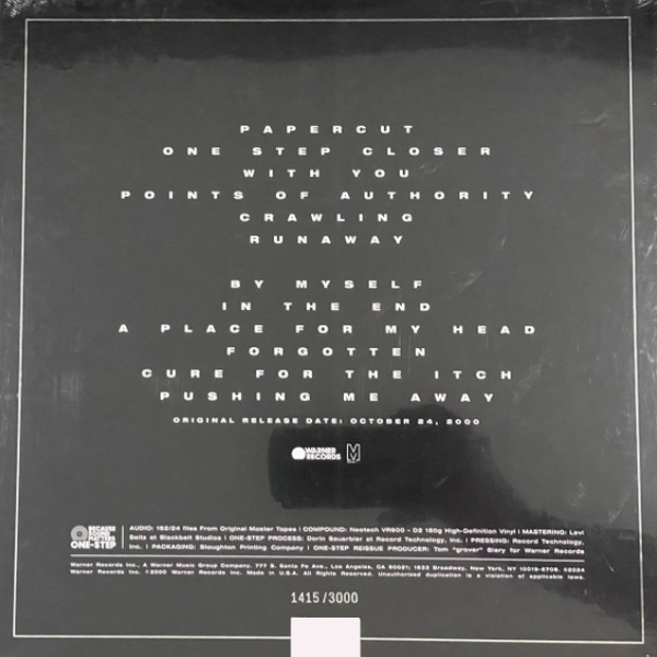 Виниловая пластинка Linkin Park - Hybrid Theory (Box) (Audiophile One-Step Pressing) LP - рис.2