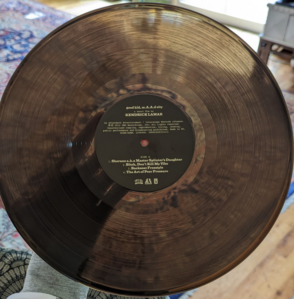 Виниловая пластинка Kendrick Lamar – Good Kid, M.A.A.d City - Cooured Black Ice 2LP - рис.2