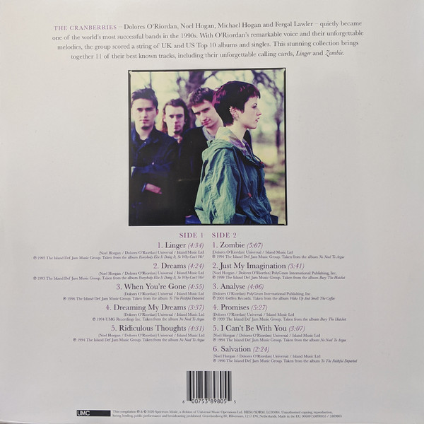 Виниловая пластинка The Cranberries – Dreams: The Collection LP - рис.1
