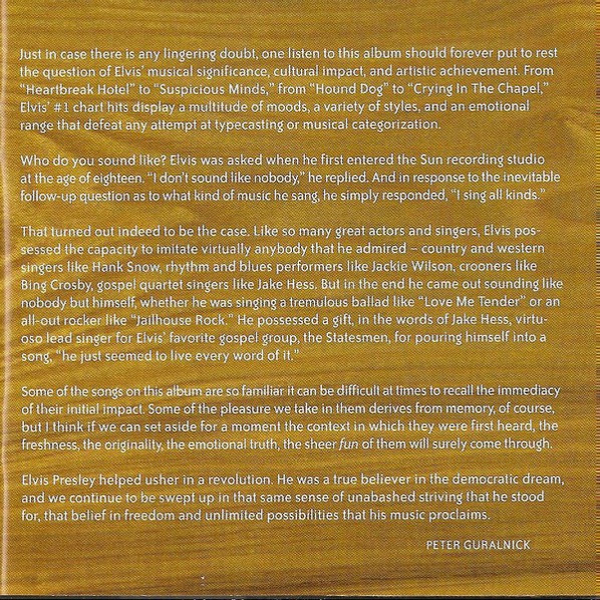 CD-диск Elvis Presley – ELV1S 30 #1 Hits - CD - рис.8