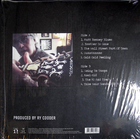Виниловая пластинка Ry Cooder - Election Special - рис.1
