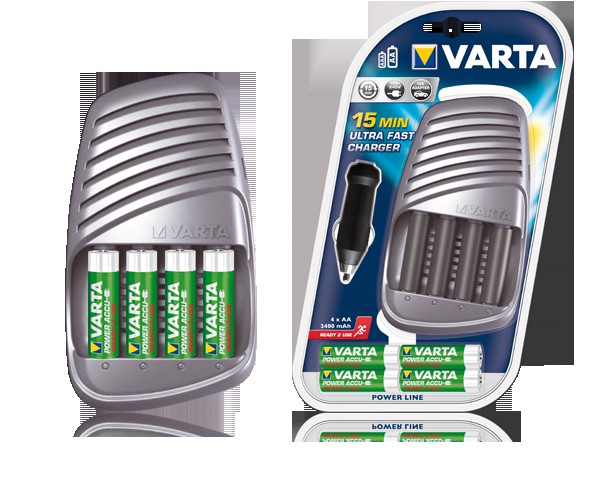 Зарядное устройство VARTA 4xAA 2500mAh Power Play Ultra Fast 15 min - рис.0