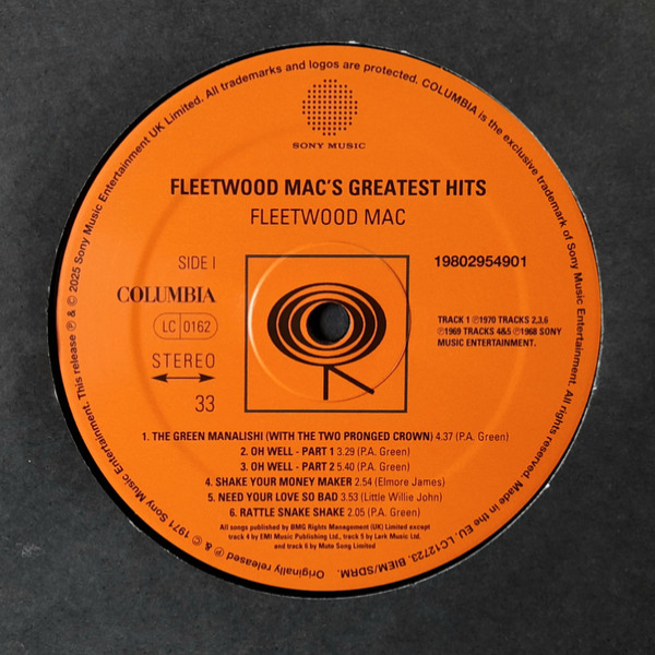 Виниловая пластинка Fleetwood Mac – Fleetwood Mac's Greatest Hits LP - рис.5