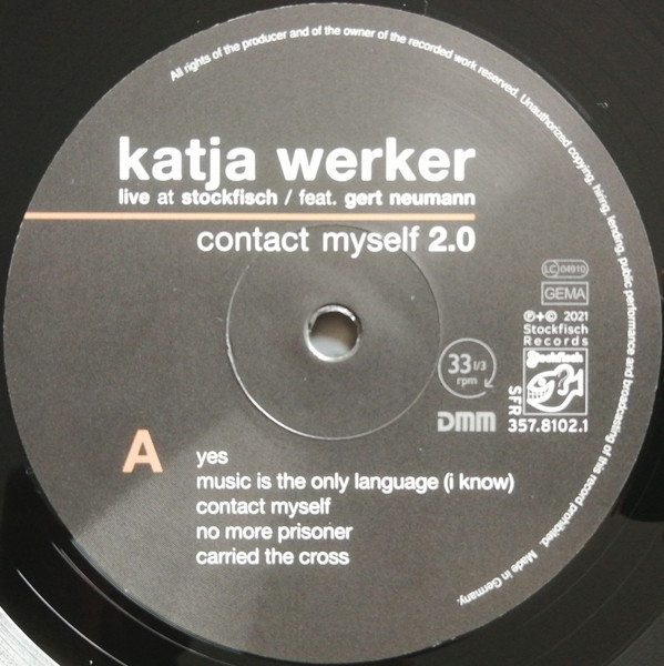 Пластинка Stockfisch Records Katja Werker - Contact Myself 2.0 LP - фото 4