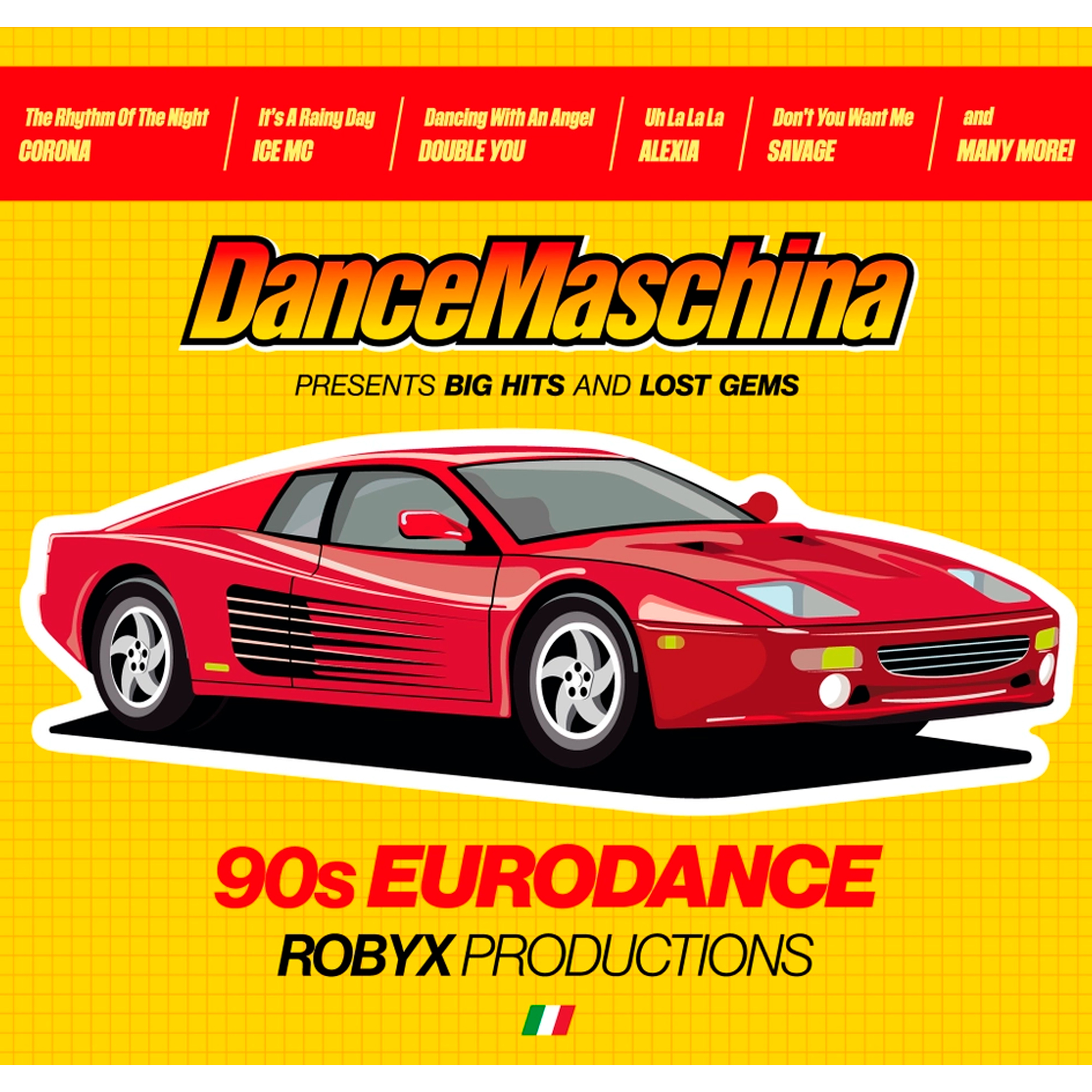 

CD-диск Various Artists, DanceMaschin - 90s Eurodance Robyx Productions CD