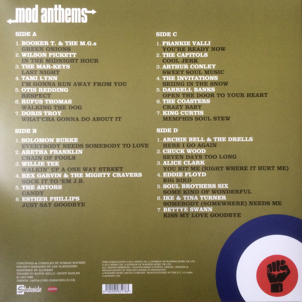Виниловая пластинка Various - Mod Anthems: Original Northern Soul & R'N'B Classics - рис.1