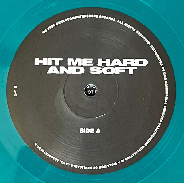 Виниловая пластинка Billie Eilish – Hit Me Hard And Soft - Coloured Blue LP - рис.3