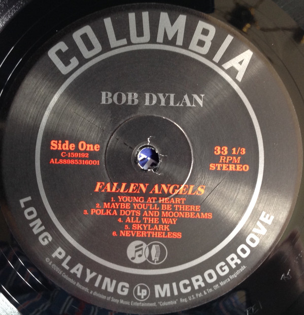 Виниловая пластинка Bob Dylan - Fallen Angels - рис.2