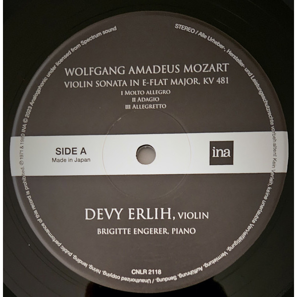 Виниловая пластинка Devy Erlih - Violin Recitals 1971 & 1980 LP - рис.2