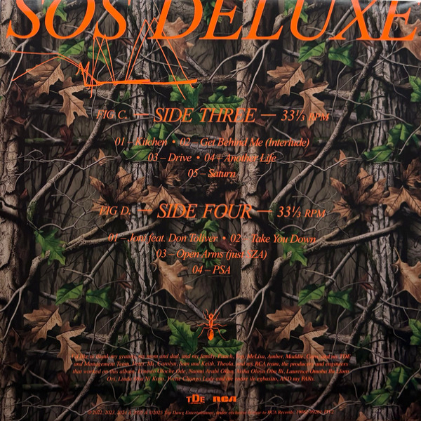 Виниловая пластинка SZA – SOS Deluxe: Lana (coloured) - 4LP - рис.6