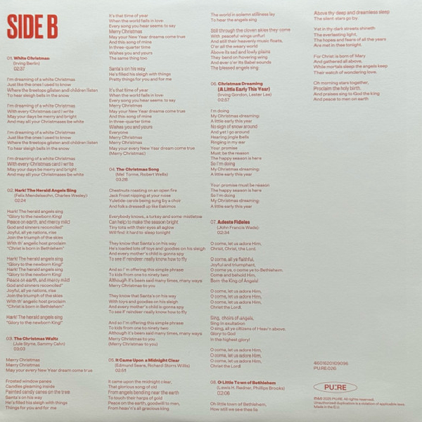 Виниловая пластинка Frank Sinatra - Christmas Sinatra (Crystal Clear Vinyl) LP - рис.5