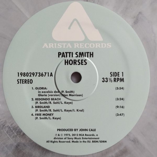 Пластинка Patti Smith – Horses (coloured) LP - рис.2