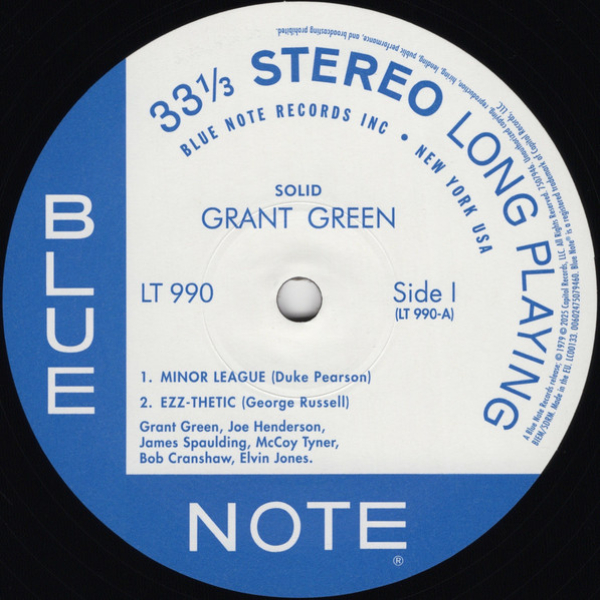 Виниловая пластинка Grant Green – Solid LP - рис.3