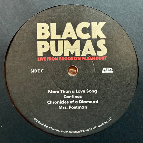 Виниловая пластинка Black Pumas - Live From Brooklyn Paramount - 2LP+CD - рис.9