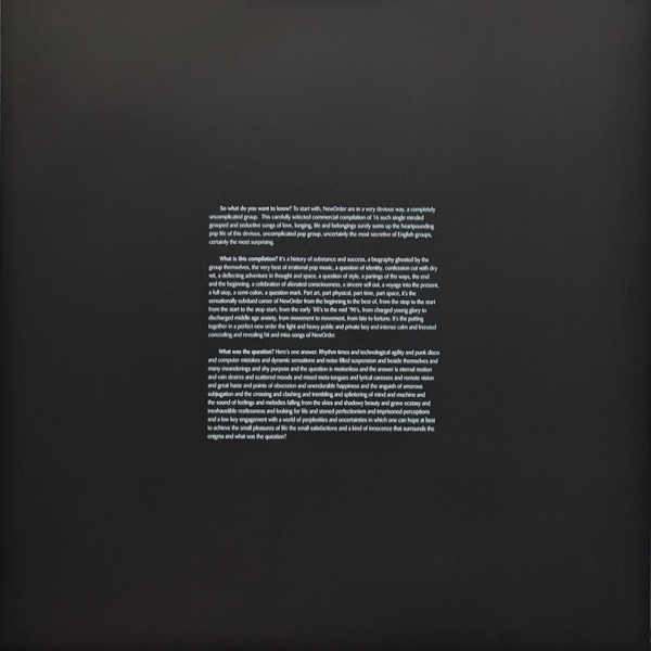 Виниловая пластинка New Order - (The Best Of) NewOrder (Blue) - 2LP - рис.8