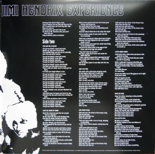 Виниловая пластинка The Jimi Hendrix Experience - Axis: Bold As Love - рис.2