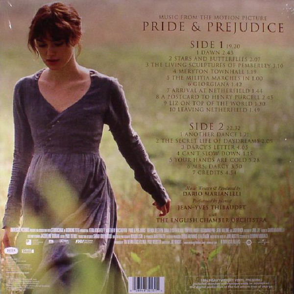 Виниловая пластинка Dario Marianelli OST Pride & Prejudice LP - рис.1