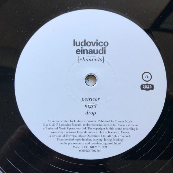 Виниловая пластинка Ludovico Einaudi - Elements LP - рис.4