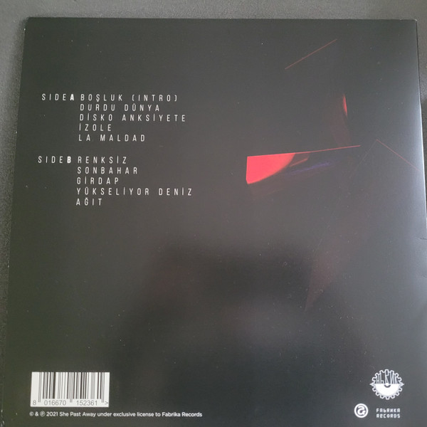 Виниловая пластинка She Past Away – Disko Anksiyete LP - рис.1