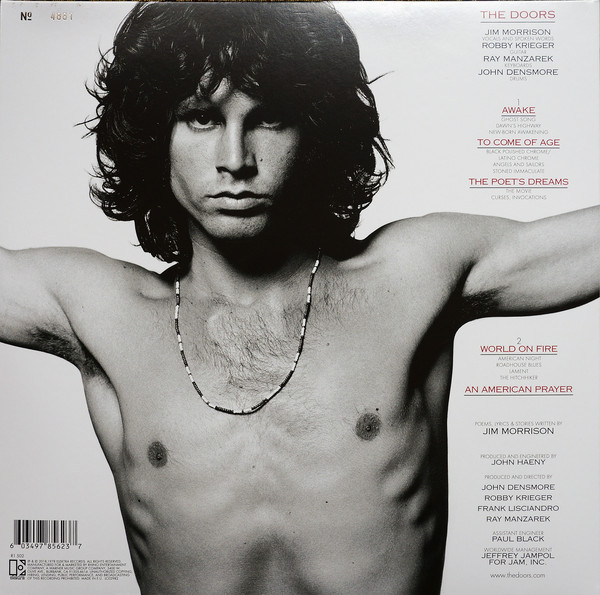 Виниловая пластинка Jim Morrison; The Doors - An American Prayer - рис.1
