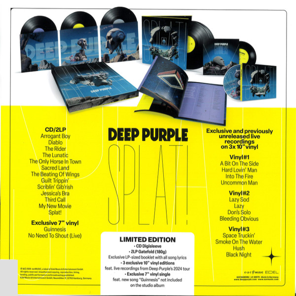 Бокс-сет Deep Purple - Splat! (Box) LP+CD - рис.3