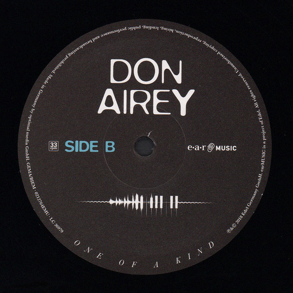 Виниловая пластинка Don Airey - One Of A Kind - рис.3