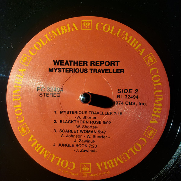 Виниловая пластинка Weather Report - Mysterious Traveller - рис.3