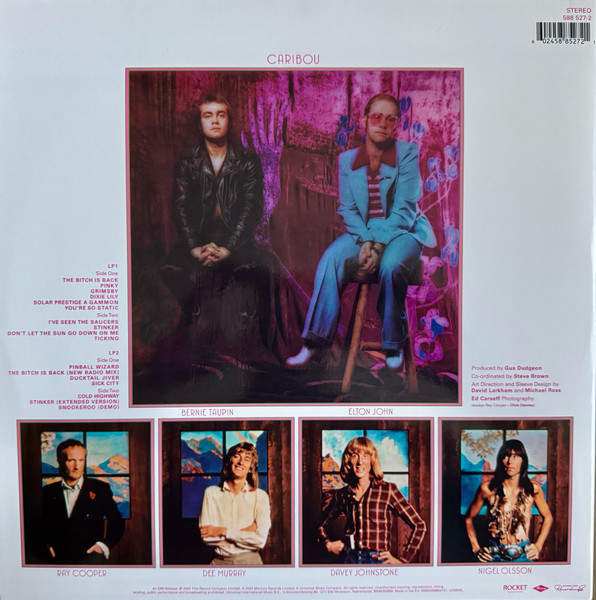 Виниловая пластинка Elton John – Caribou (Sky Blue) 2LP - рис.1
