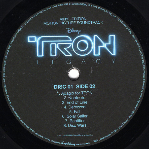 Виниловая пластинка Daft Punk - TRON: Legacy (Vinyl Edition Motion Picture Soundtrack) - 2LP - рис.3