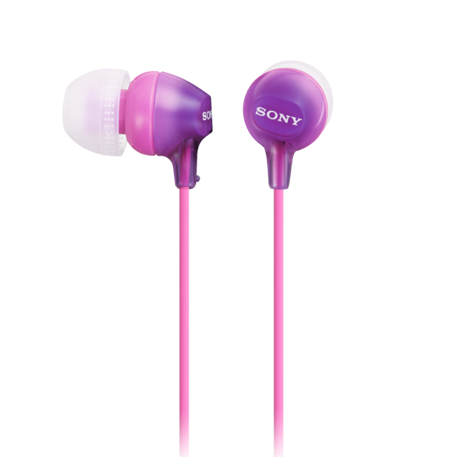 Наушники внутриканальные Sony MDR-EX15LP Violet - рис.0