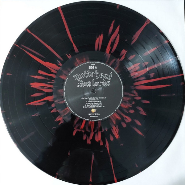 Виниловая пластинка Motorhead - Bastards (Black W/ Red Splatter) LP - рис.2