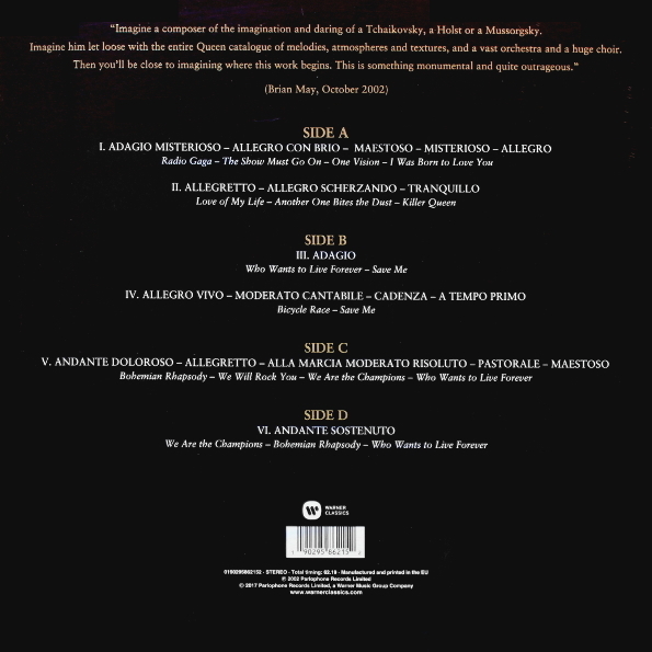 Виниловая пластинка ROYAL PHILHARMONIC ORCHESTRA, TOLGA KASHIF THE QUEEN SYMPHONY - рис.1