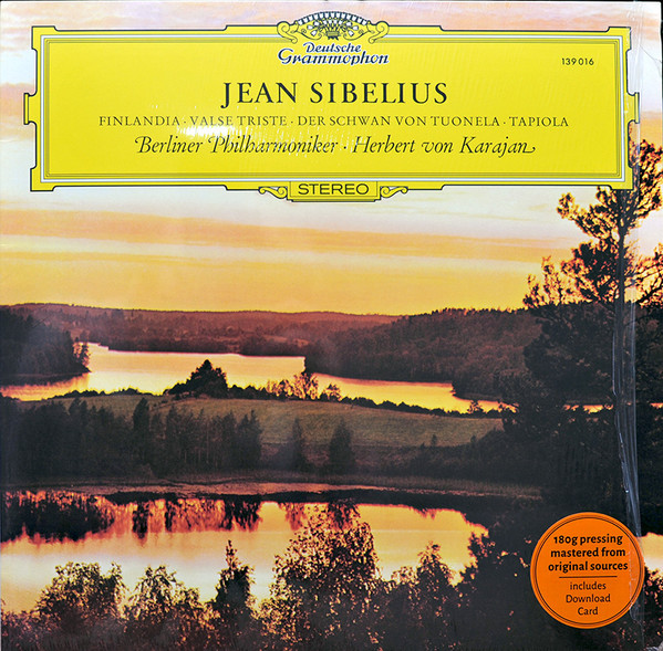 Виниловая пластинка Jean Sibelius; Berliner Philharmoniker; Herbert von Karajan - Finlandia · Valse Triste · Der Schwan Von Tuonela • Tapiola - рис.0