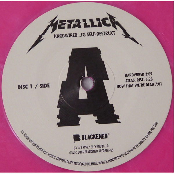 Виниловая пластинка Metallica – Hardwired...To Self-Destruct Colour 2LP - рис.6