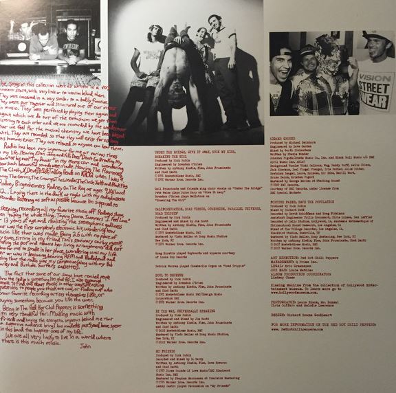 Виниловая пластинка Red Hot Chili Peppers - Greatest Hits 2LP - рис.2
