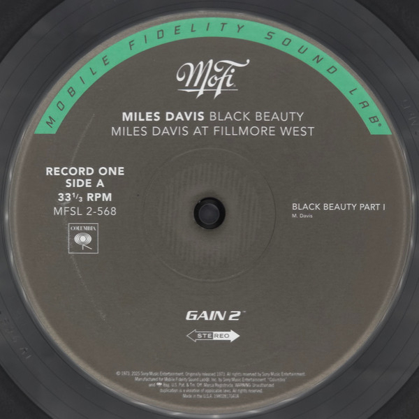 Виниловая пластинка Miles Davis - Black Beauty (Miles Davis At Fillmore West)(Analogue) - 2LP - рис.2