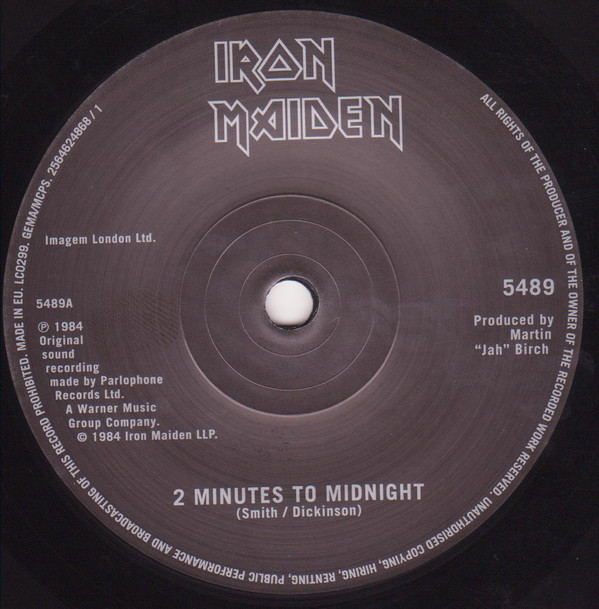 Виниловая пластинка Iron Maiden - 2 Minutes To Midnight - рис.2