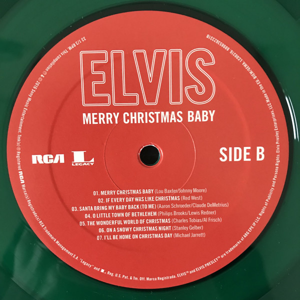 Виниловая пластинка Elvis Presley - Merry Christmas Baby - рис.3